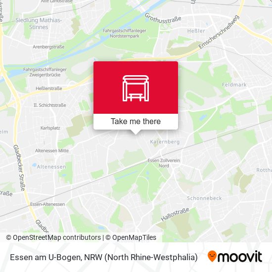 Карта Essen am U-Bogen