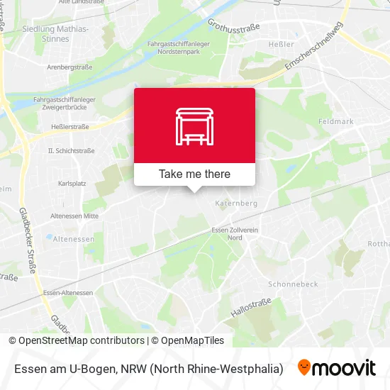 Карта Essen am U-Bogen