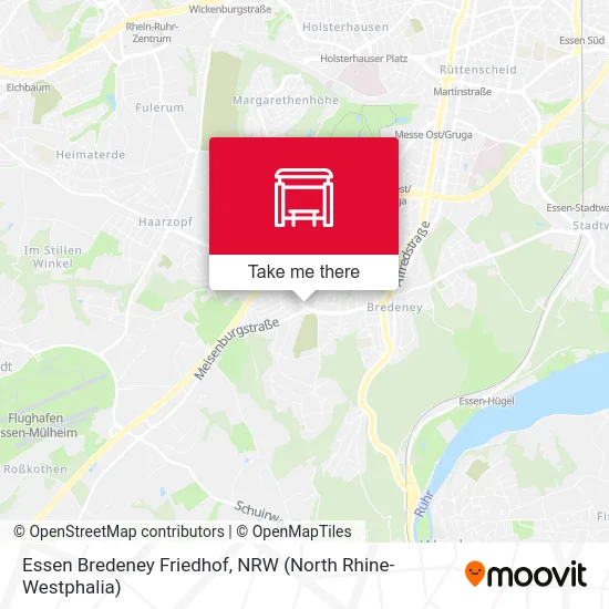 Essen Bredeney Friedhof map