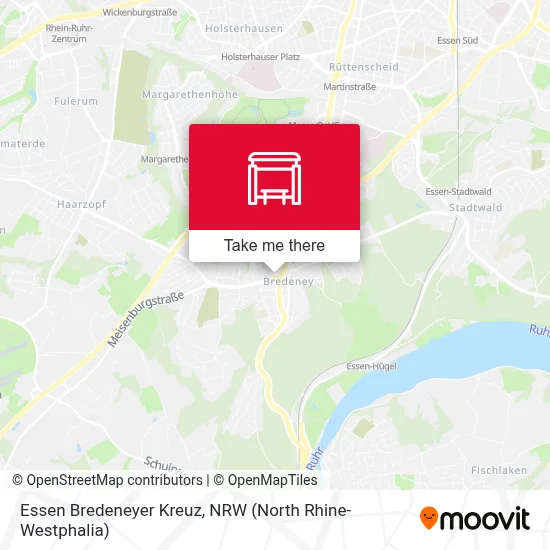 Essen Bredeneyer Kreuz map