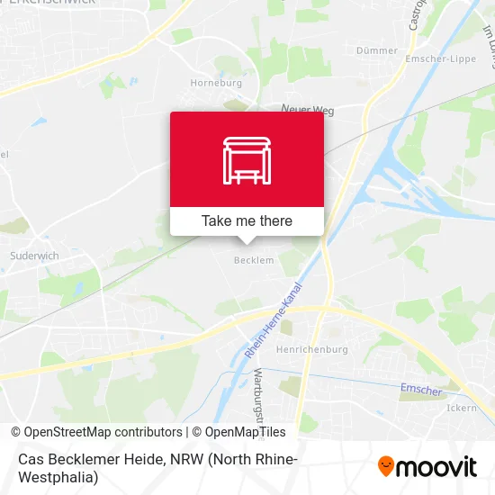 Cas Becklemer Heide map