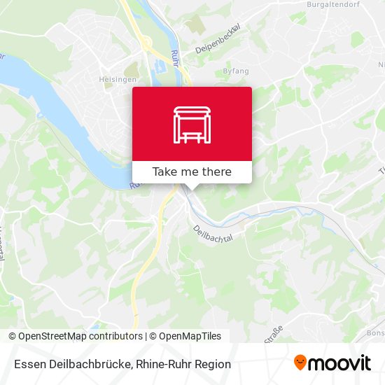 Essen Deilbachbrücke map