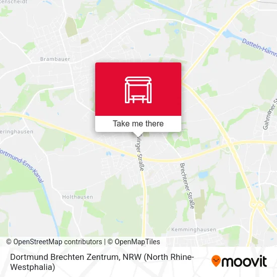Карта Dortmund Brechten Zentrum