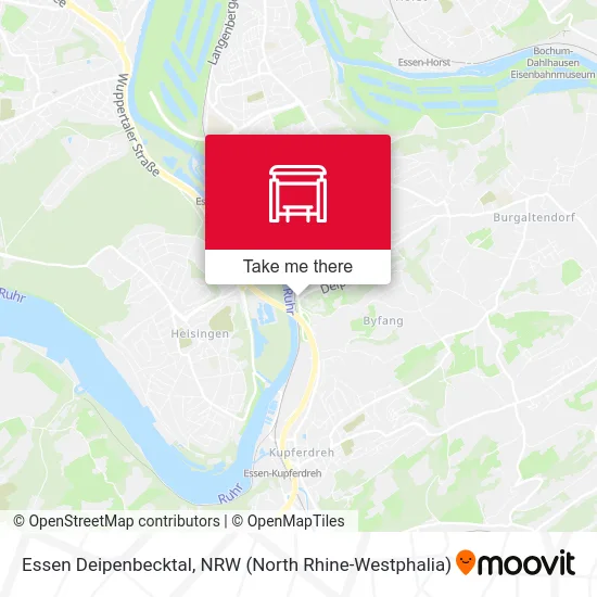 Essen Deipenbecktal map