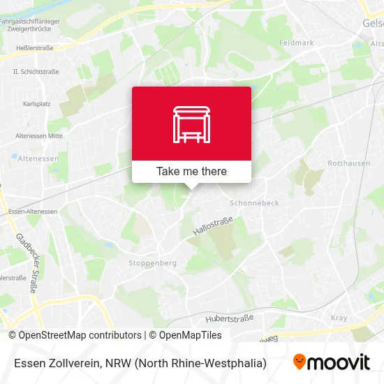 Essen Zollverein map