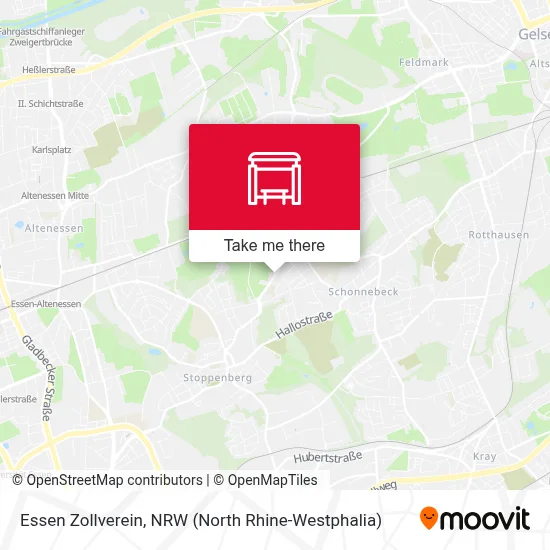 Essen Zollverein map