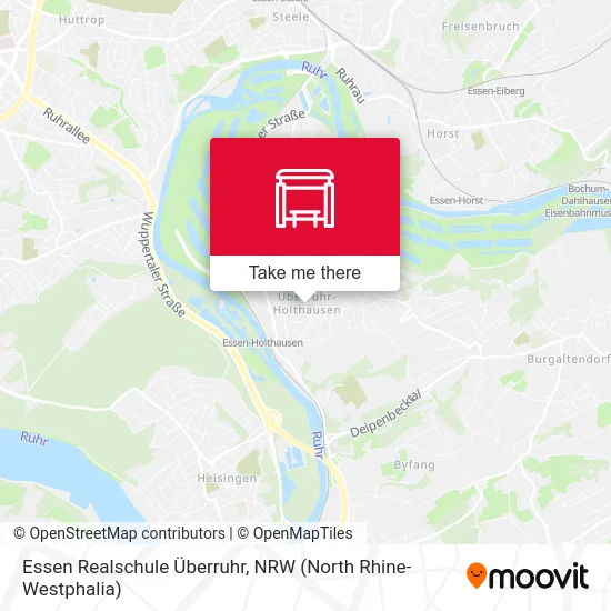 Essen Realschule Überruhr map