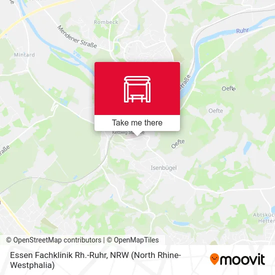 Essen Fachklinik Rh.-Ruhr map