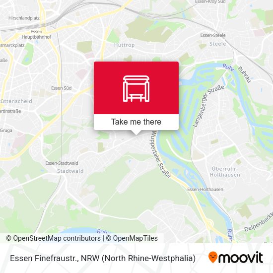 Карта Essen Finefraustr.