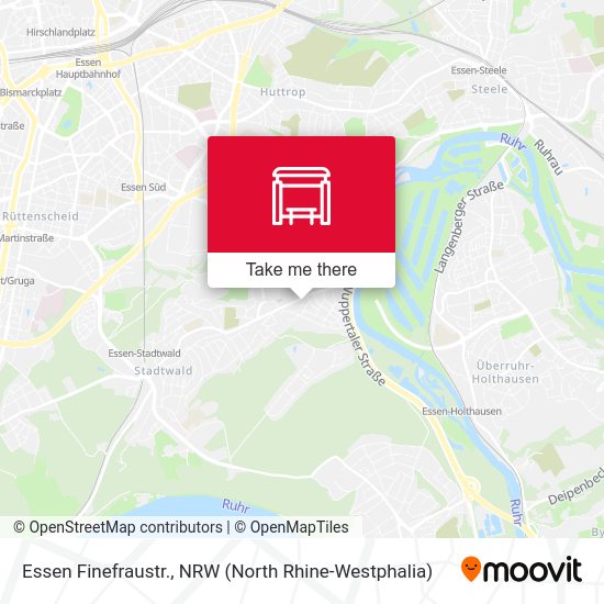 Карта Essen Finefraustr.