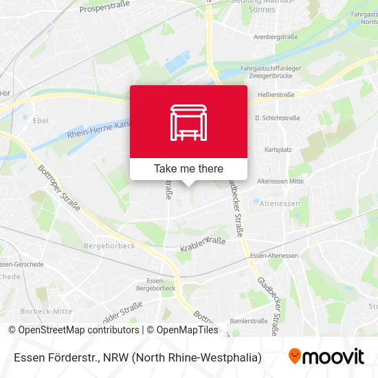 Essen Förderstr. map