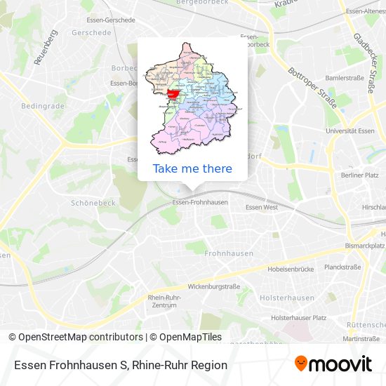Essen Frohnhausen S map