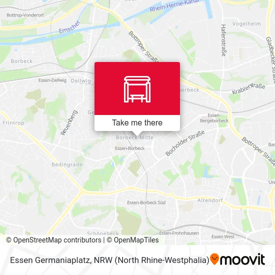 Essen Germaniaplatz map