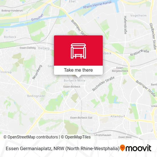 Essen Germaniaplatz map