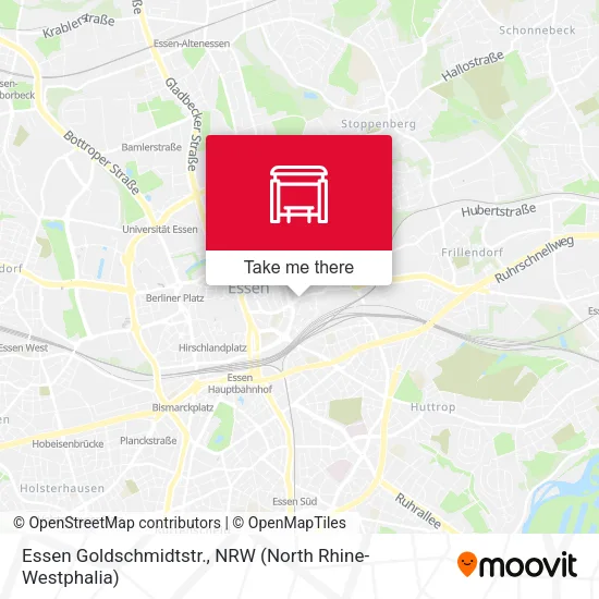 Карта Essen Goldschmidtstr.