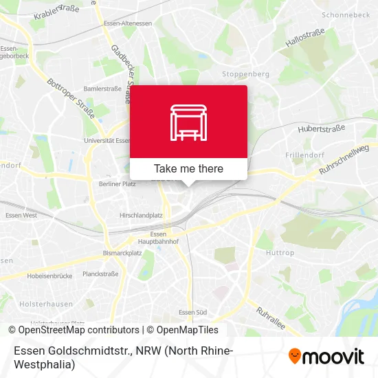 Карта Essen Goldschmidtstr.