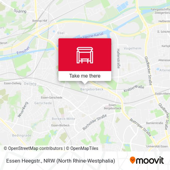 Карта Essen Heegstr.