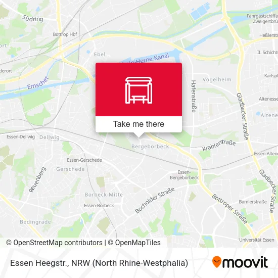 Карта Essen Heegstr.