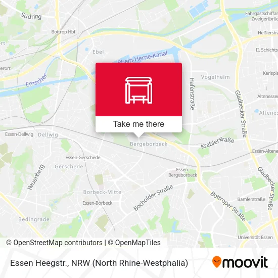 Карта Essen Heegstr.