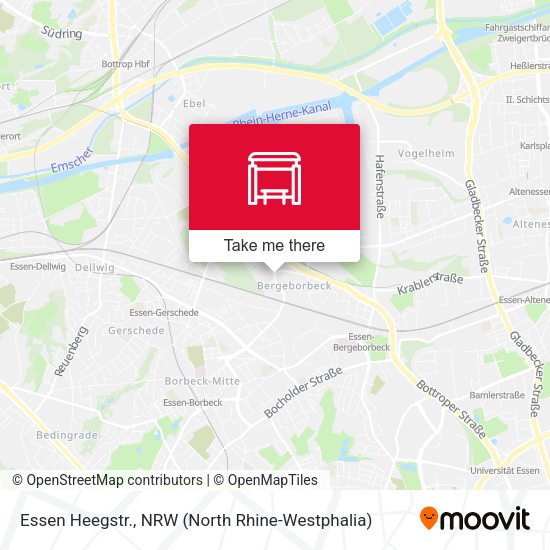 Карта Essen Heegstr.