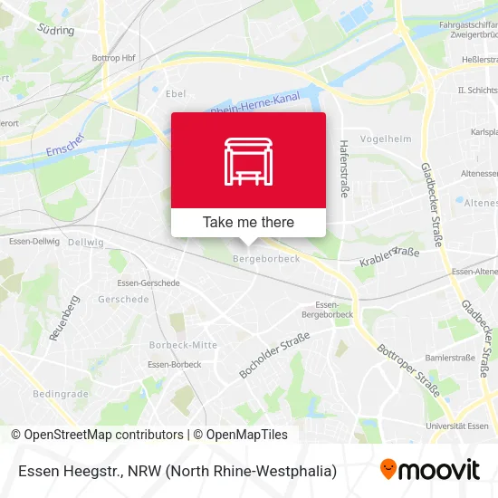 Карта Essen Heegstr.