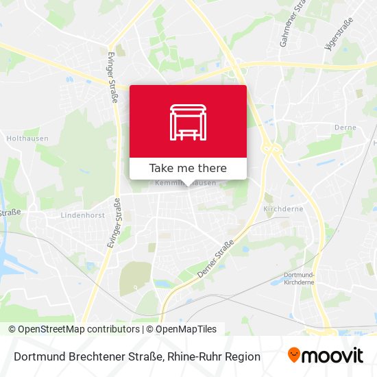 Dortmund Brechtener Straße map
