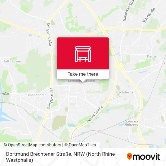 Dortmund Brechtener Straße map