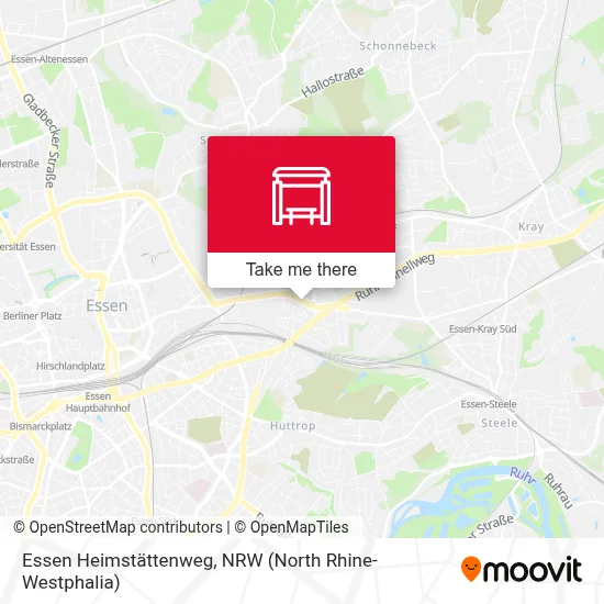 Essen Heimstättenweg map