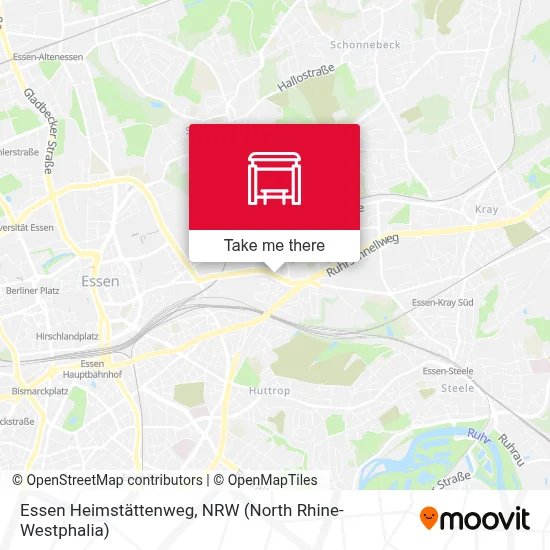 Essen Heimstättenweg map