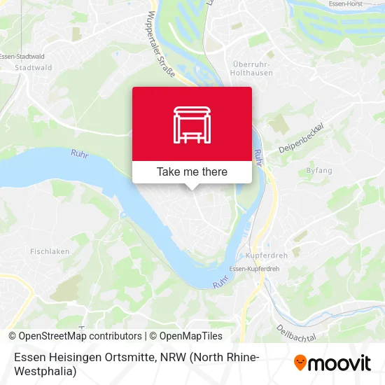 Карта Essen Heisingen Ortsmitte