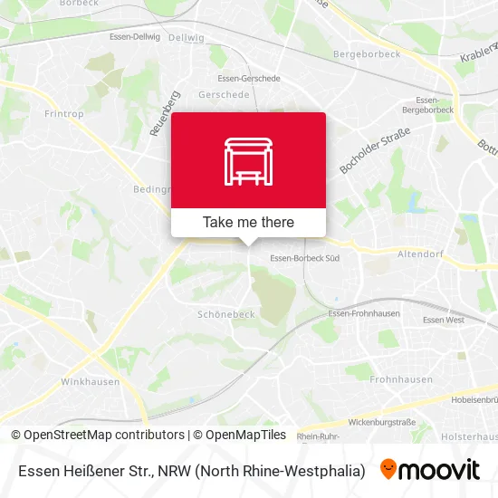 Карта Essen Heißener Str.