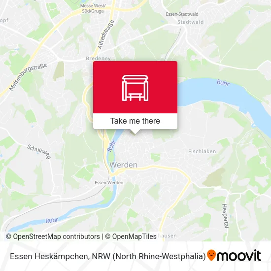 Карта Essen Heskämpchen