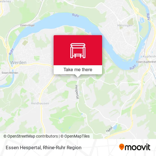 Карта Essen Hespertal
