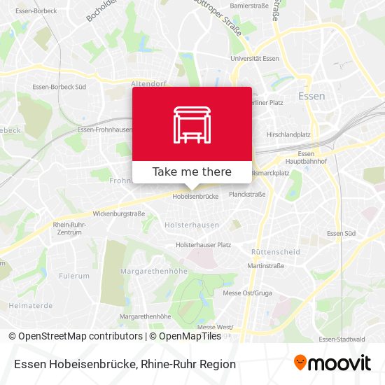 Essen Hobeisenbrücke map