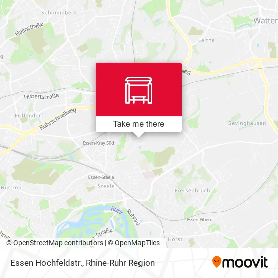 Карта Essen Hochfeldstr.