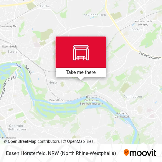 Essen Hörsterfeld map