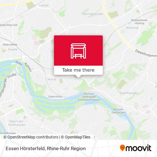 Essen Hörsterfeld map