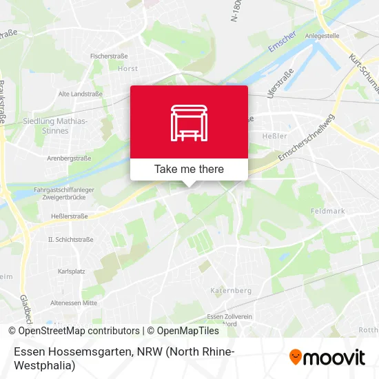 Карта Essen Hossemsgarten