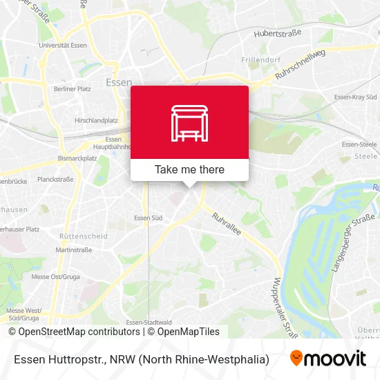 Карта Essen Huttropstr.