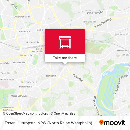 Карта Essen Huttropstr.