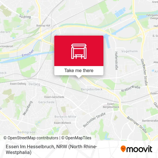 Карта Essen Im Hesselbruch