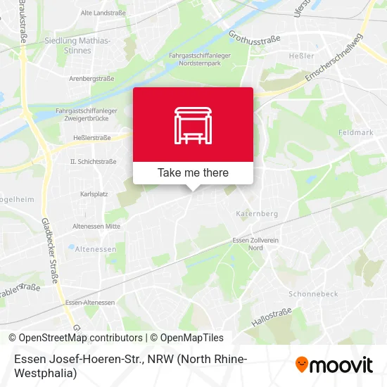 Карта Essen Josef-Hoeren-Str.