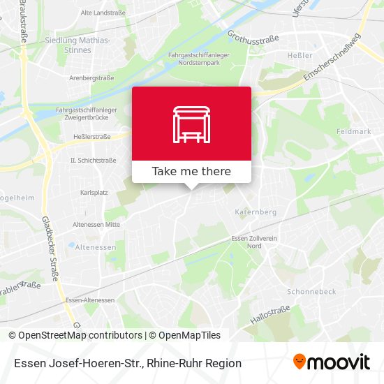 Essen Josef-Hoeren-Str. map