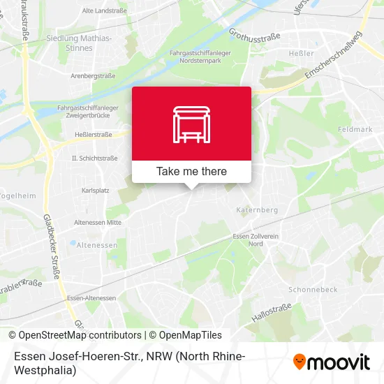 Карта Essen Josef-Hoeren-Str.