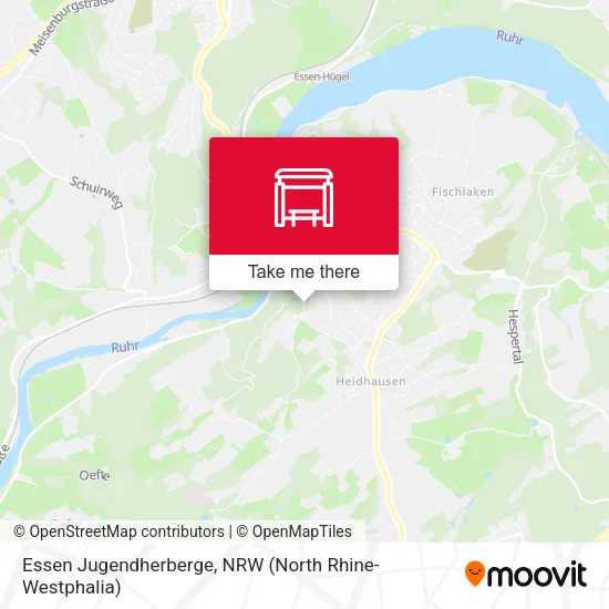 Карта Essen Jugendherberge