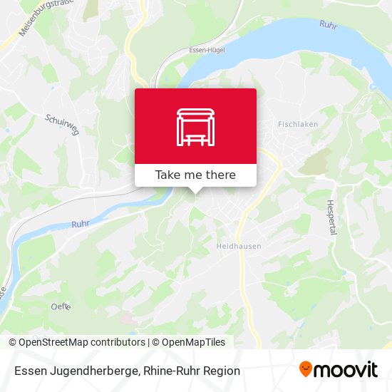 Essen Jugendherberge map