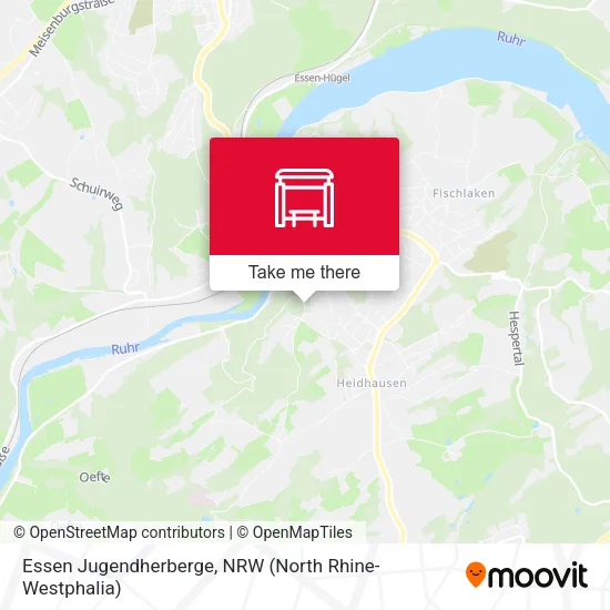 Карта Essen Jugendherberge
