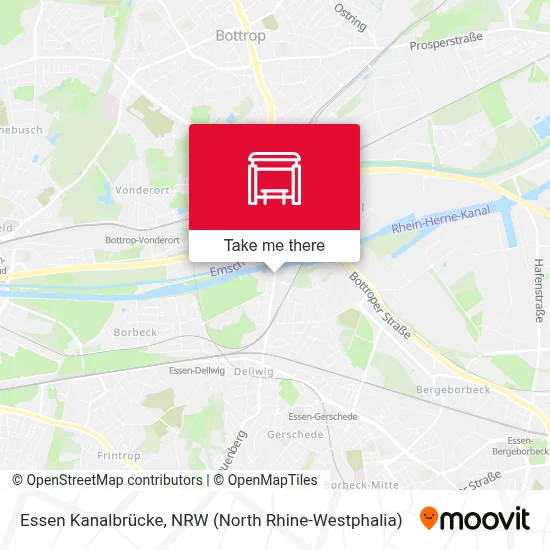 Essen Kanalbrücke map