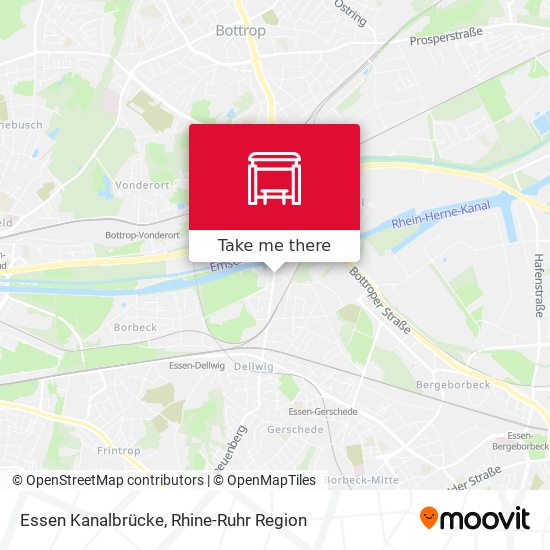 Essen Kanalbrücke map