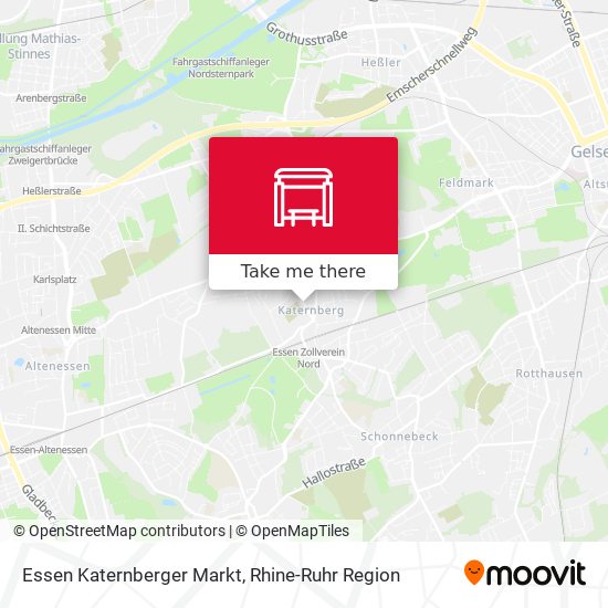 Essen Katernberger Markt map